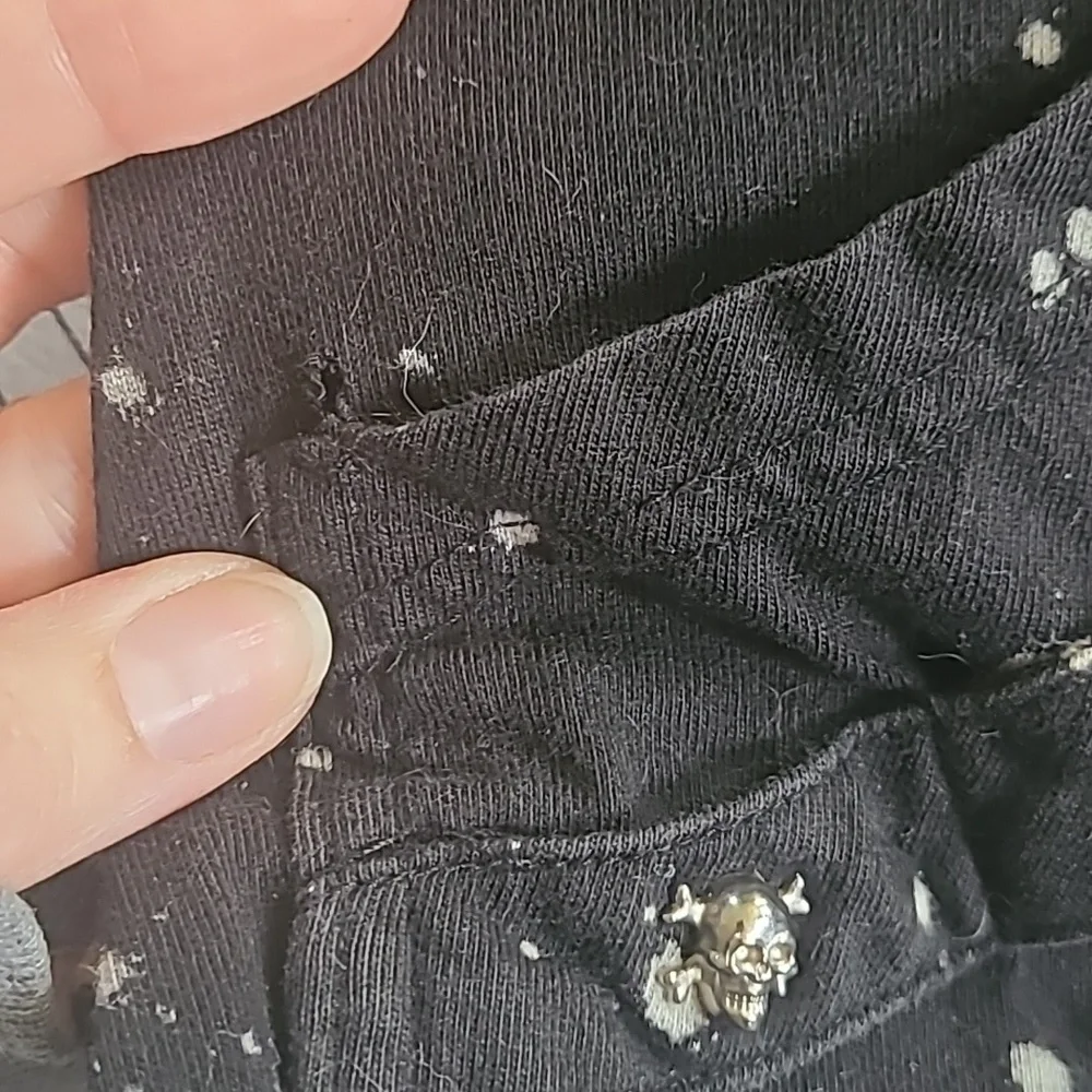Rare Vintage Tripp NYC Bleach Splatter Hoodie - Picture 12 of 13
